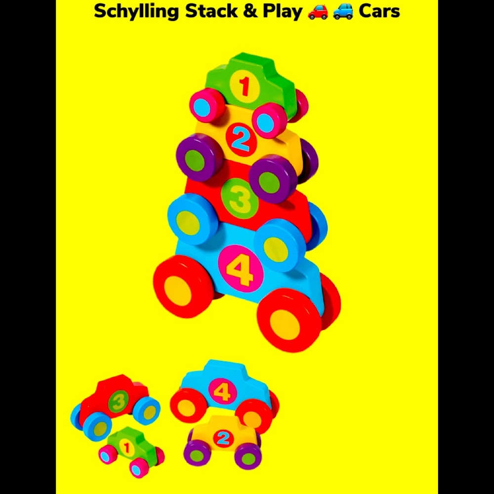 Schylling Stack & Play Cars 🚗 🚘 🚖🚙